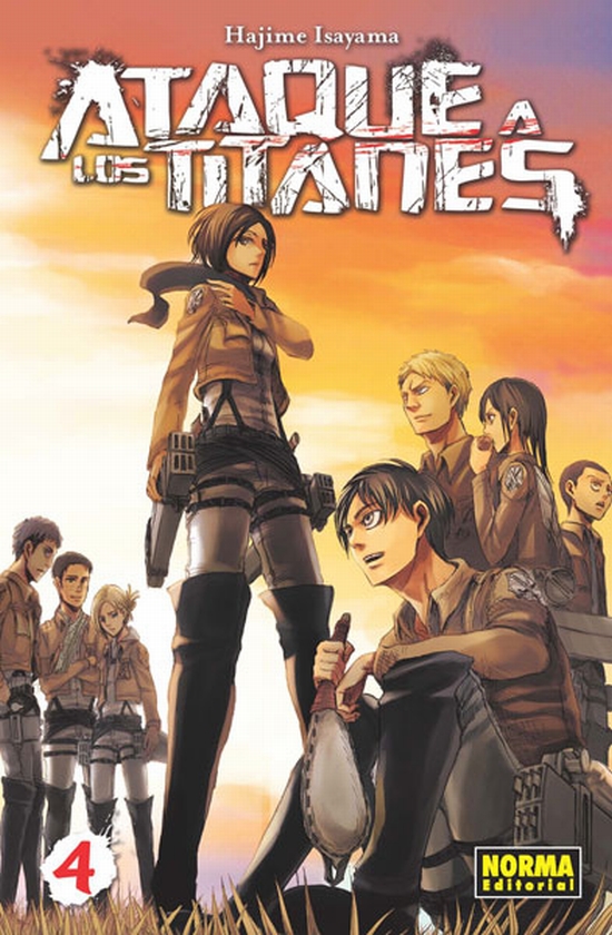 Ataque a los titanes 04 (de 34) (Hajime Isayama) - NORMA EDITORIAL