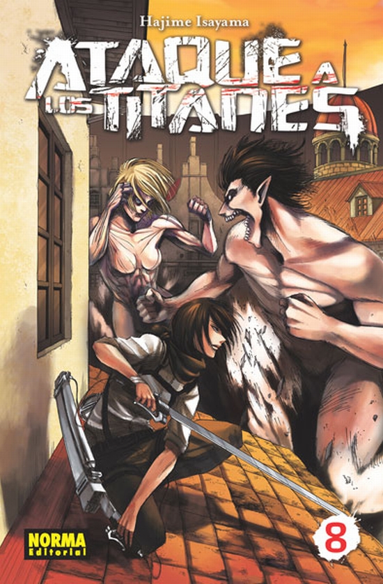 Ataque a los titanes 08 (de 34) (Hajime Isayama) - NORMA EDITORIAL