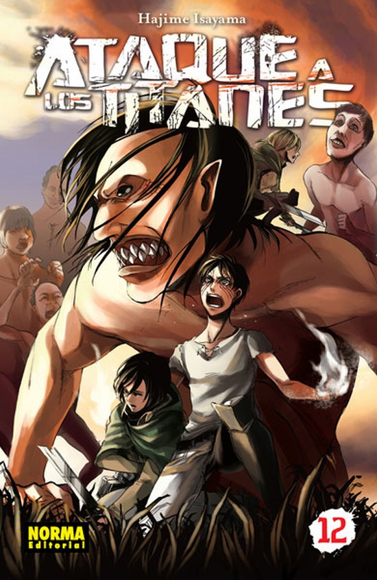 Ataque a los titanes 12 (de 34) (Hajime Isayama) - NORMA EDITORIAL