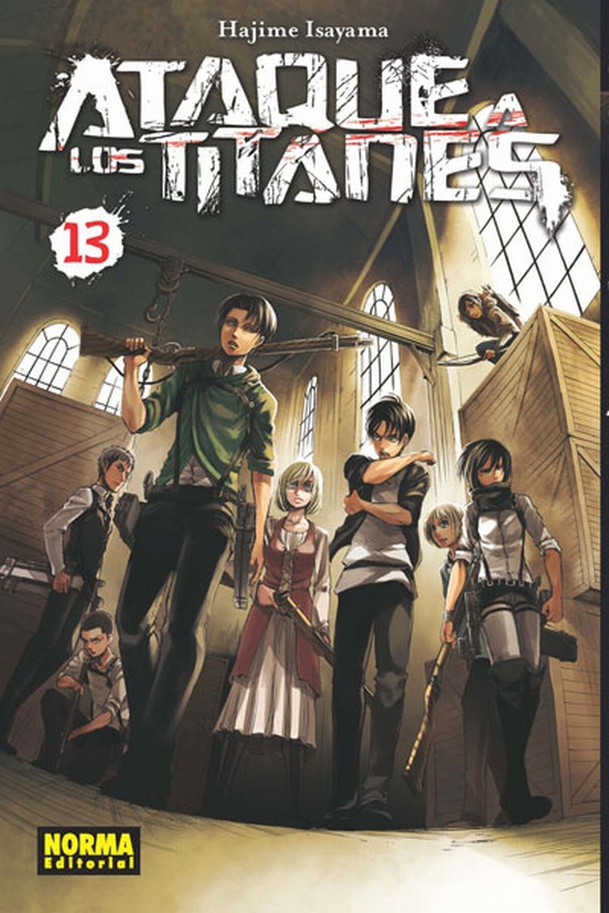 Ataque a los titanes 13 (de 34) (Hajime Isayama) - NORMA EDITORIAL