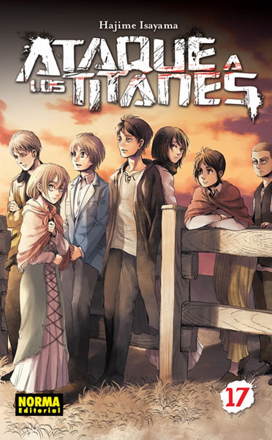 Ataque a los titanes 17 (de 34) (Hajime Isayama) - NORMA EDITORIAL