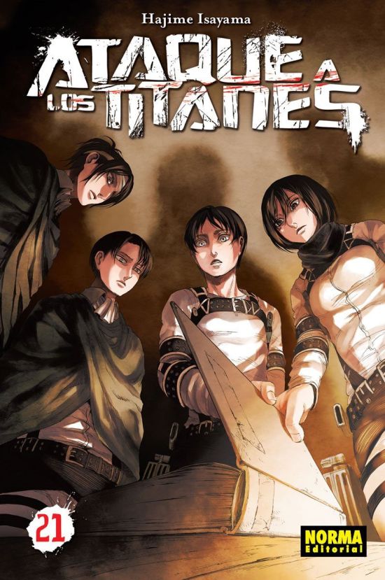 Ataque a los titanes 21 (de 34) (Hajime Isayama) - NORMA EDITORIAL