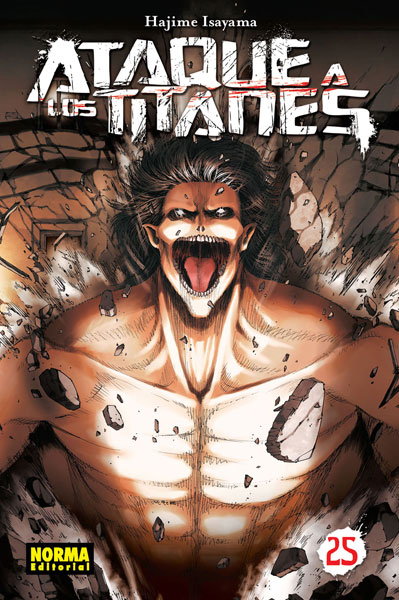 Ataque a los titanes 25 (de 34) (Hajime Isayama) - NORMA EDITORIAL