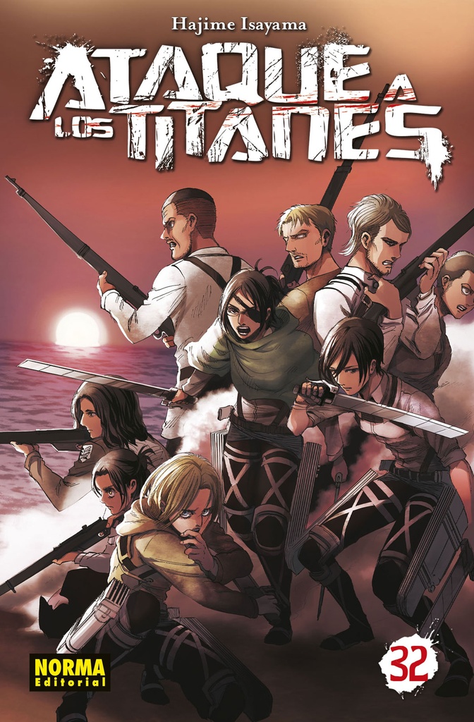 Ataque a los titanes 32 (de 34) (Hajime Isayama) - NORMA EDITORIAL