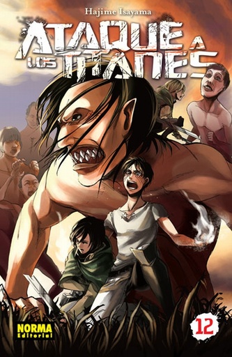 [9788467918120] Ataque a los titanes 12 (de 34) (Hajime Isayama) - NORMA EDITORIAL